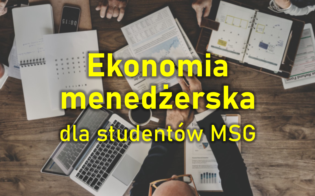 Ekonomia menedżerska MSG 2023/24