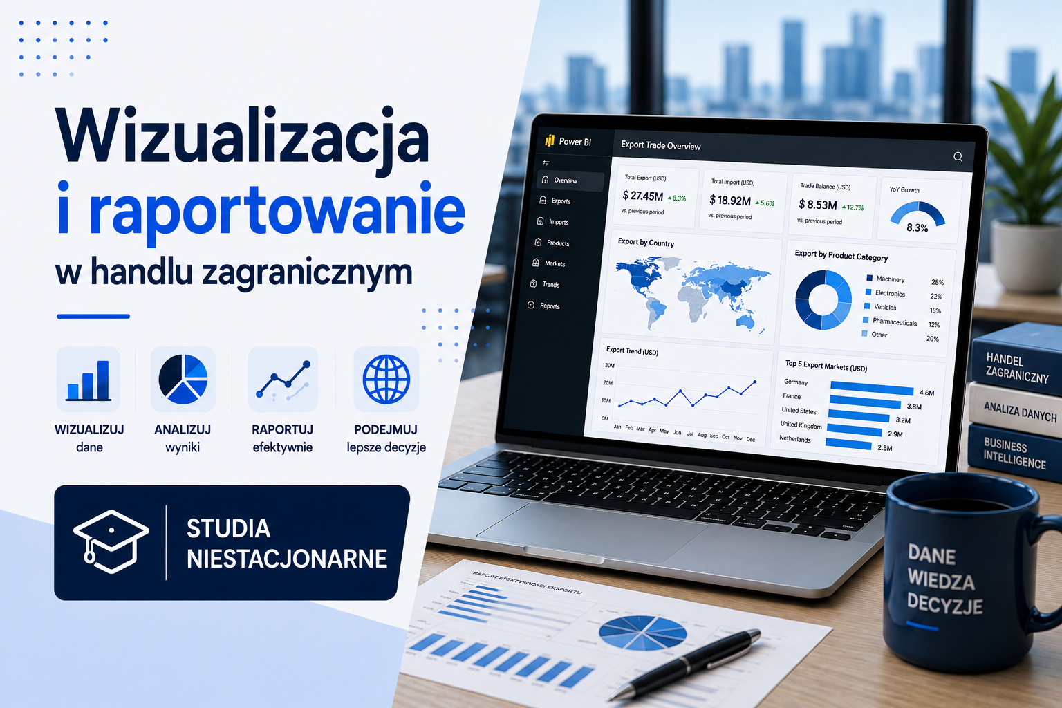 Wizualizacja i raportowanie w handlu zagranicznym (Krystian Bigos/studia niestacjonarne/2026-2027)