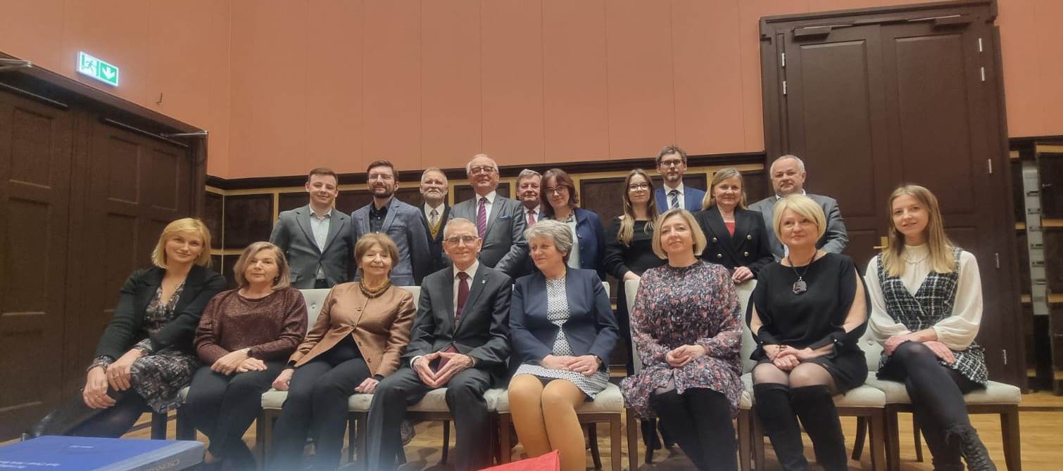 Pracownicy Katedry Marketingu na uroczystości jubileuszowej