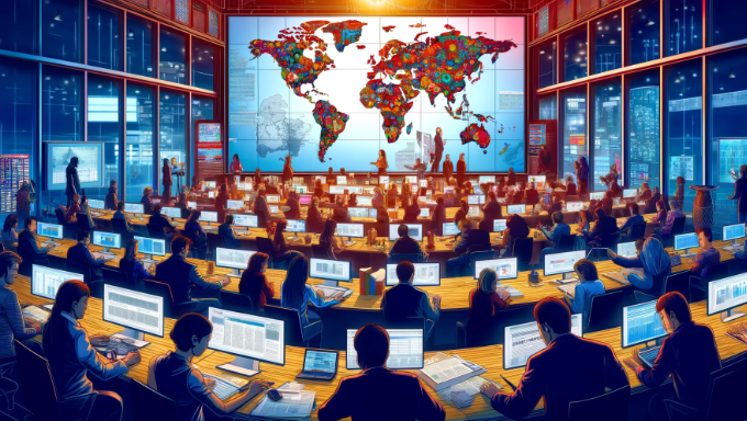 Media coverage of international relations